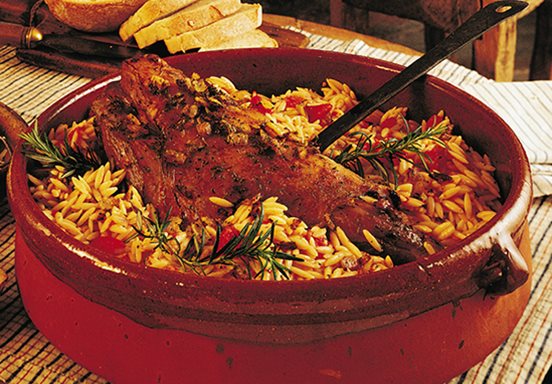 Meat & Orzo Stew